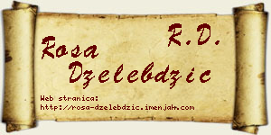 Rosa Dželebdžić vizit kartica